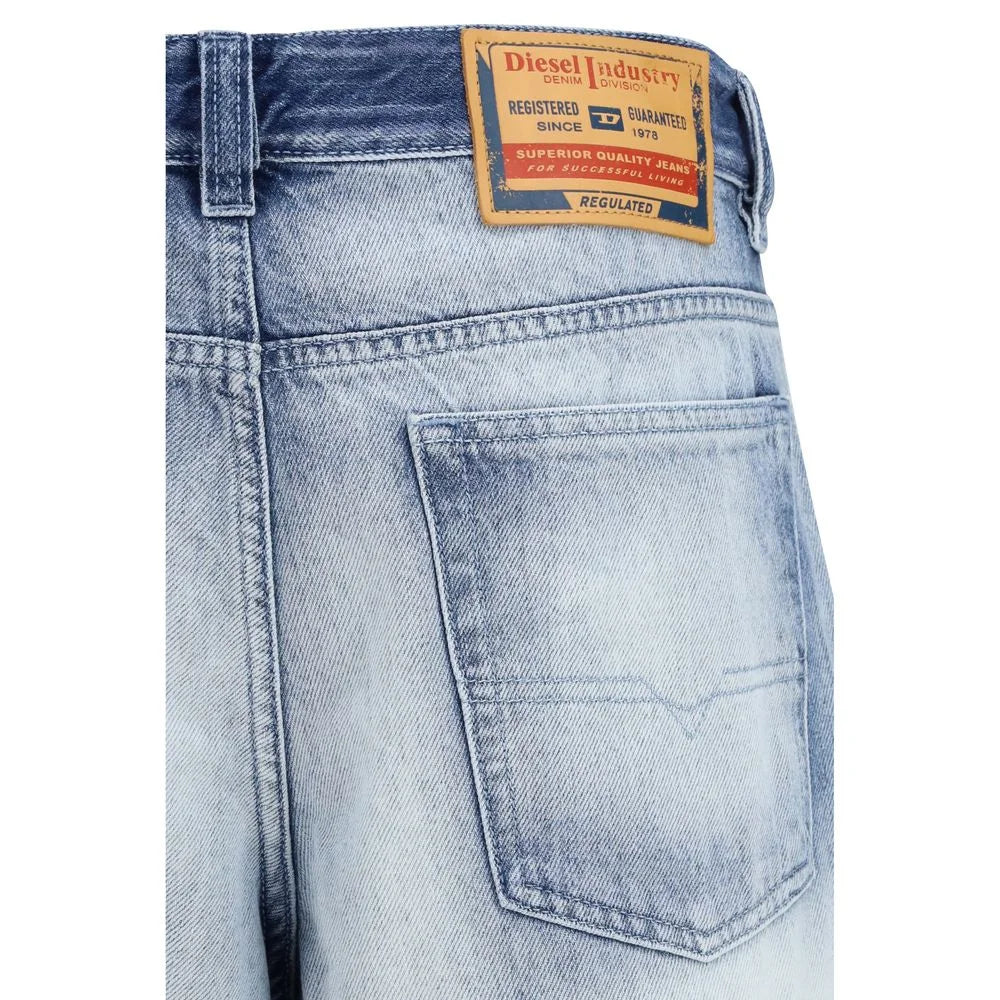 Jeans bootcut en coton bleu Diesel