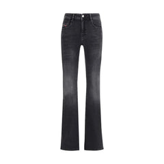 Diesel Blue Cotton Bootcut Jeans