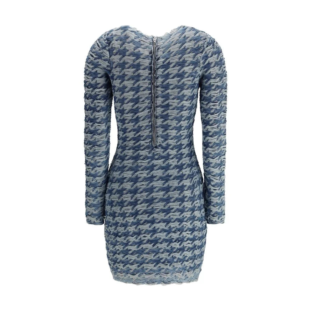 Diesel Blue Cotton Casual Dress - M