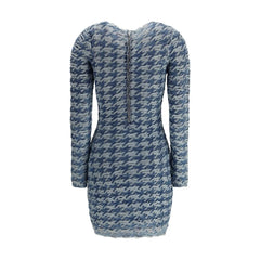 Diesel Blue Cotton Casual Dress - M
