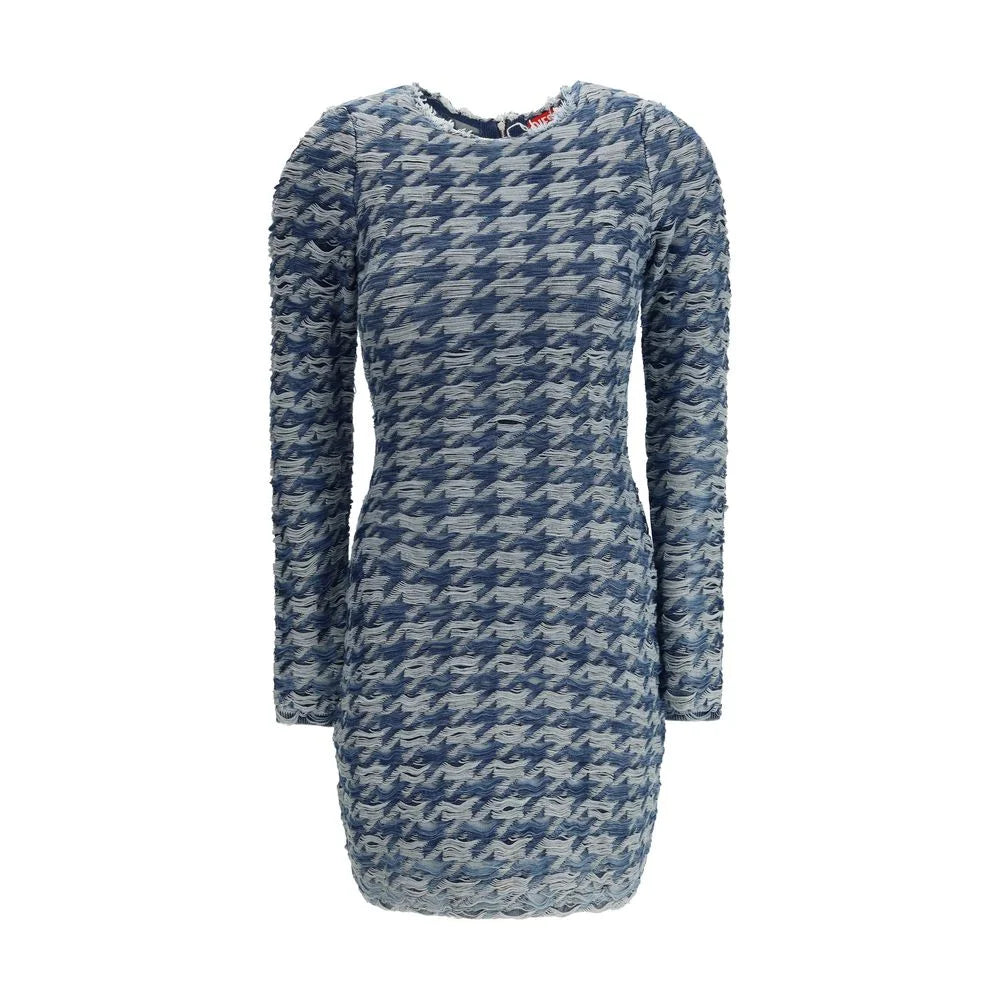 Diesel Blue Cotton Casual Dress - M