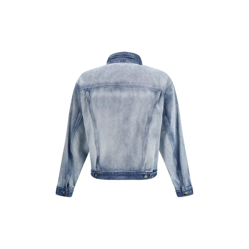 Diesel Blue Cotton Denim Jacket
