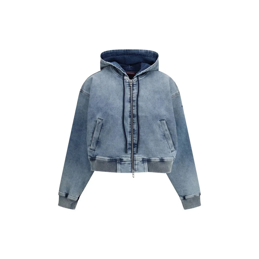 Diesel Blue Cotton Denim Jacket
