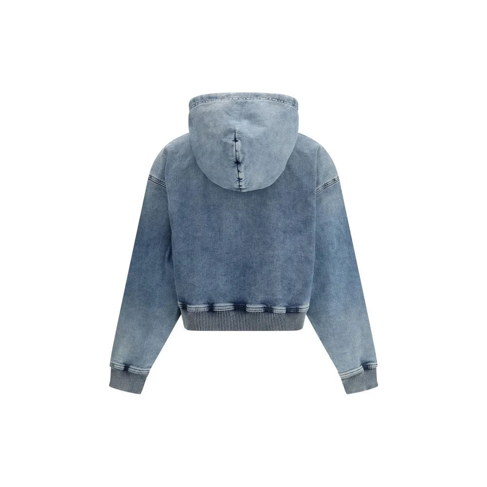 Diesel Blue Cotton Denim Jacket
