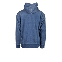 Diesel Blue Cotton Hoody - IT48 | L - Hoodies