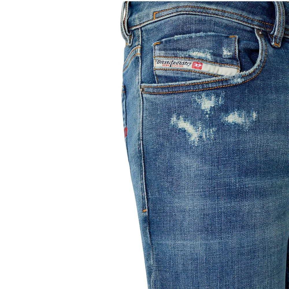 Diesel Blue Cotton Men Skinny Jean - Jeans