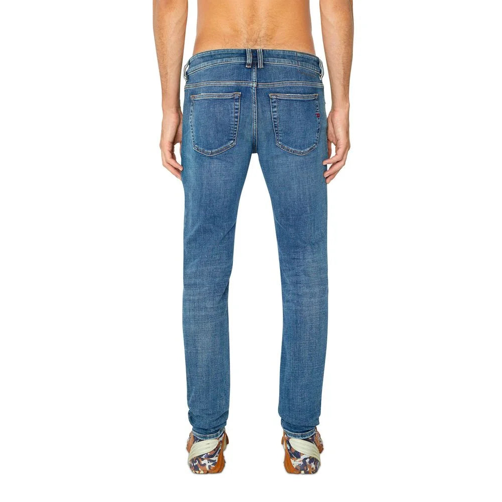 Diesel Blue Cotton Men Skinny Jean - Jeans