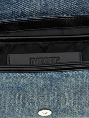 Diesel Blue Cotton Shoulder Bag