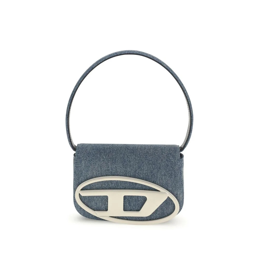 Diesel Blue Cotton Shoulder Bag
