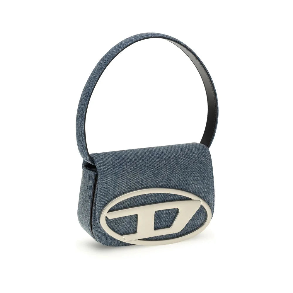 Diesel Blue Cotton Shoulder Bag