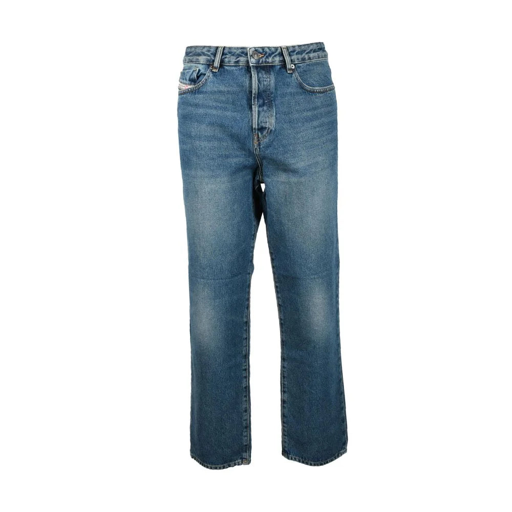Diesel Blue Cotton Skinny Jean - W33 - Jeans