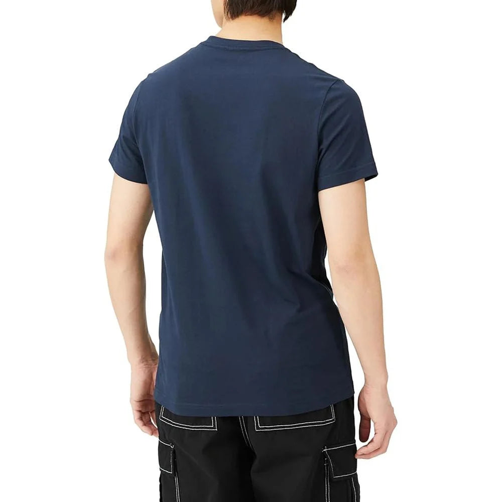 Diesel Blue Cotton T-Shirt - T-Shirts