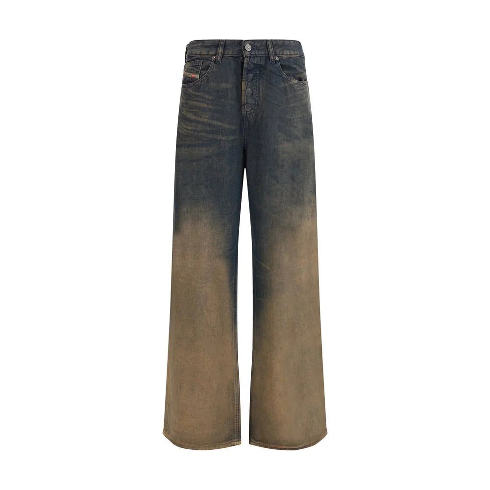 Diesel Blue Lyocell Relaxed Fit Jeans - W24