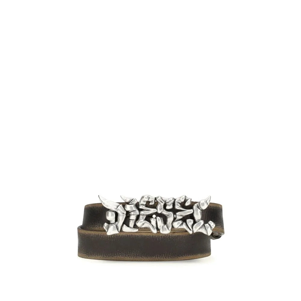 Diesel Brown Calf Leather Bos Taurus Regular Belt - 95 cm / 38 Inches