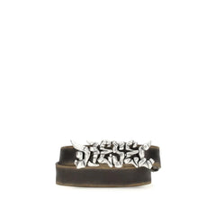 Diesel Brown Calf Leather Bos Taurus Regular Belt - 95 cm / 38 Inches