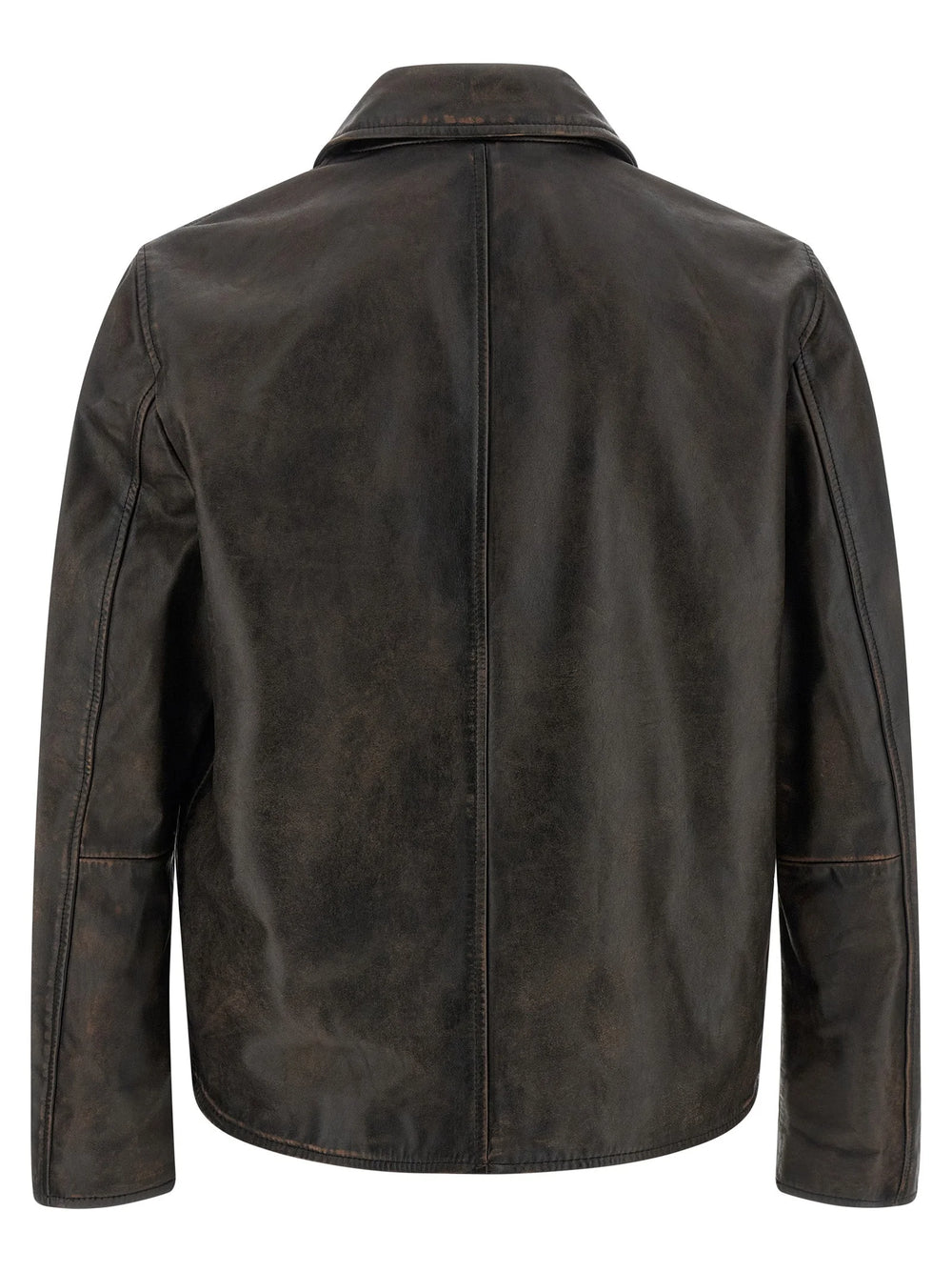 Diesel Brown Cowhide Leather Jacket - IT50 | L