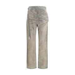 Diesel Gray Cotton Slim Fit Jeans