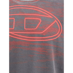 Diesel Gray Cotton Sweatshirt - S