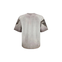 Diesel Gray Cotton T-Shirt - M