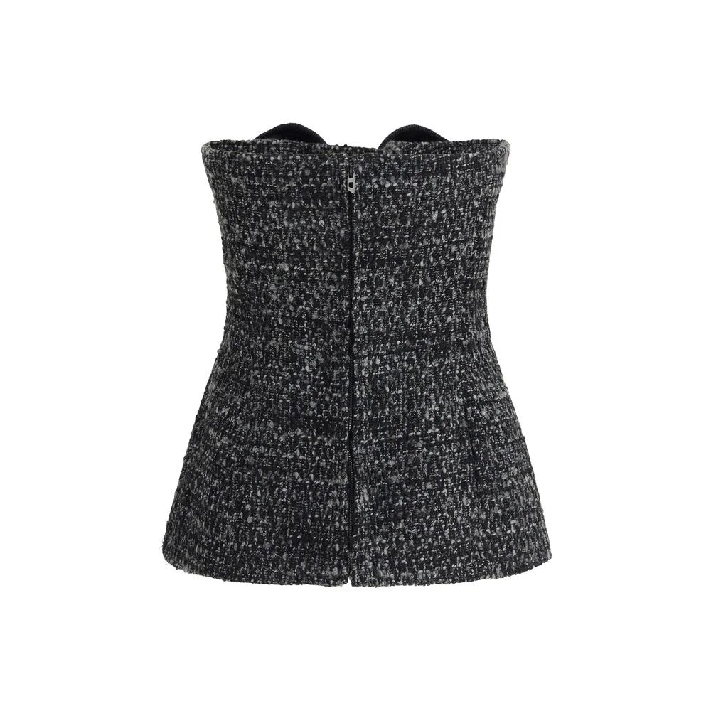 Diesel Gray Polyester Top