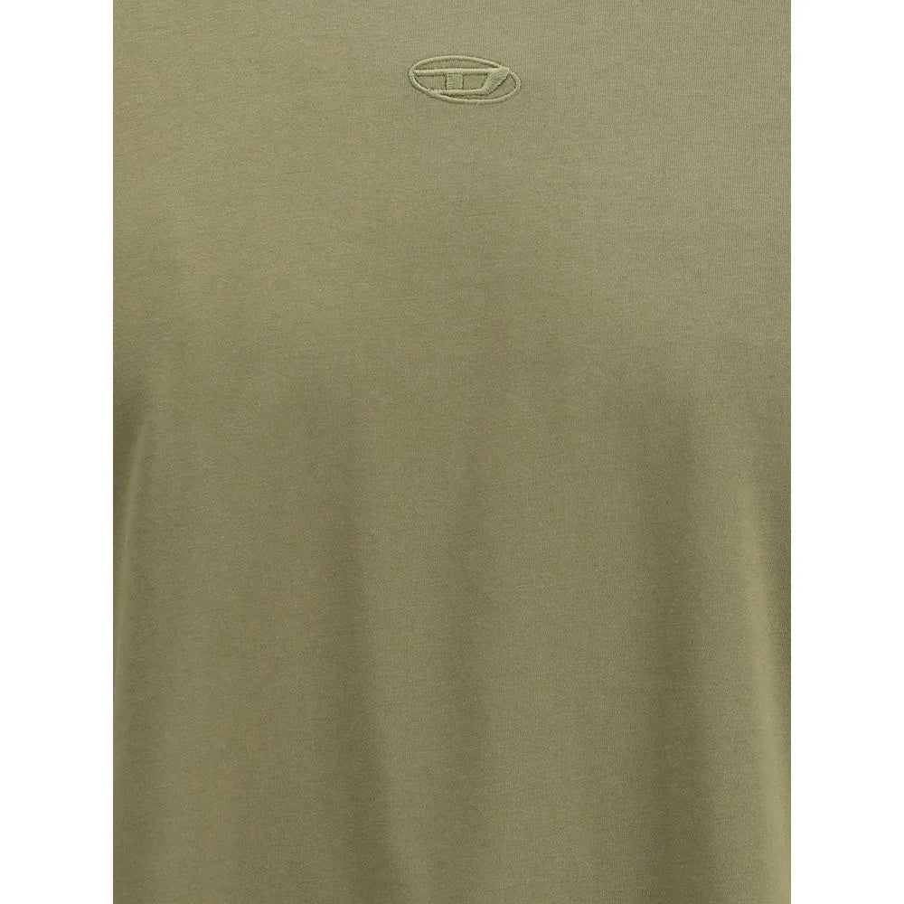 Diesel Green Cotton T-Shirt