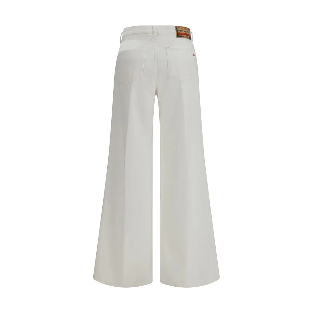 Diesel White Cotton Flared Jeans - W29