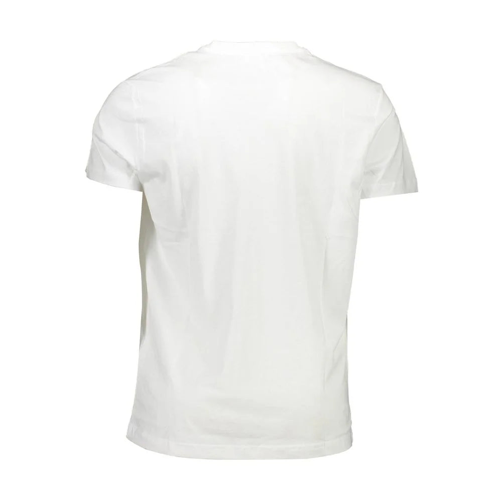Diesel White Cotton Men T-Shirt - XL - T-Shirts
