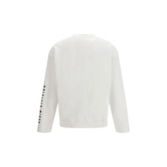 Diesel White Cotton Sweatshirt - Sweatshirts