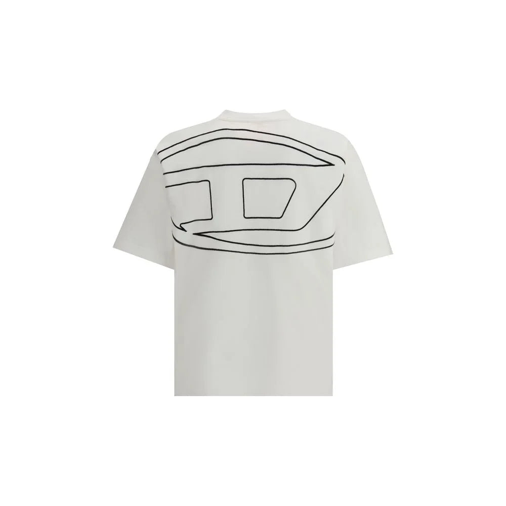 Diesel White Cotton T-Shirt