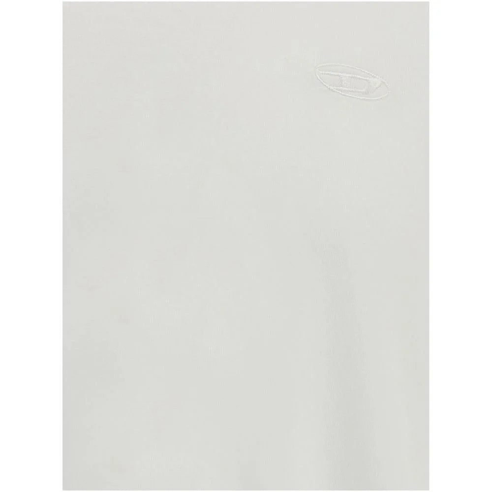 Diesel White Cotton T-Shirt