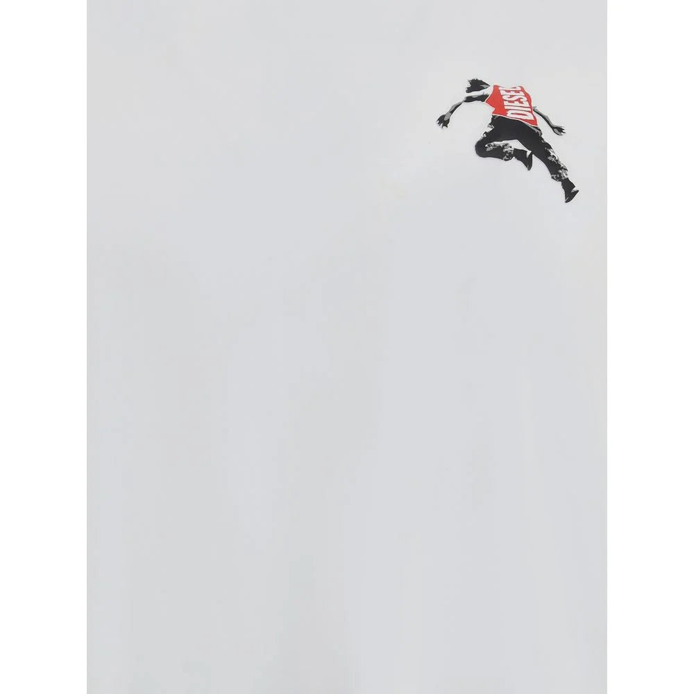 Diesel White Cotton T-Shirt