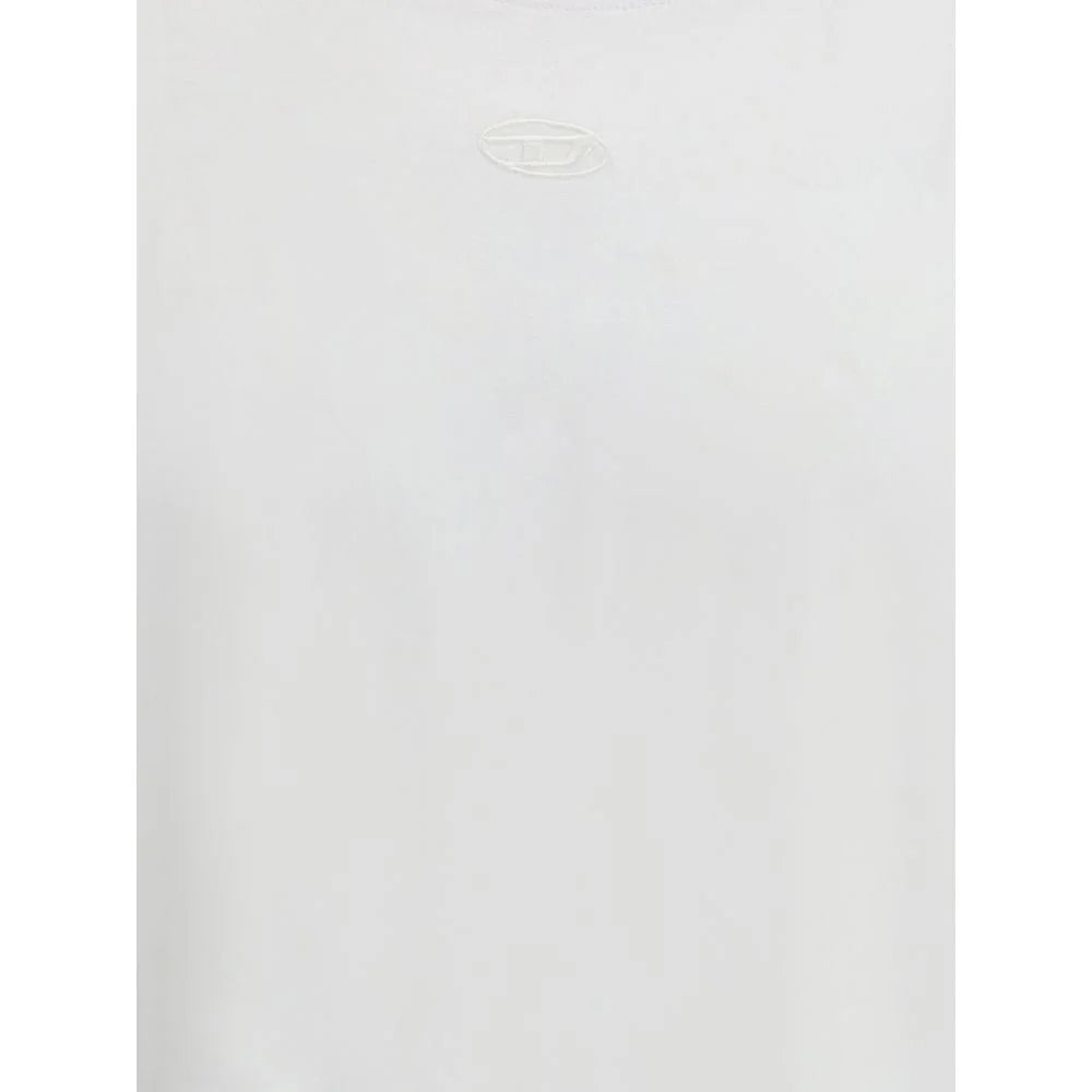 Diesel White Cotton T-Shirt