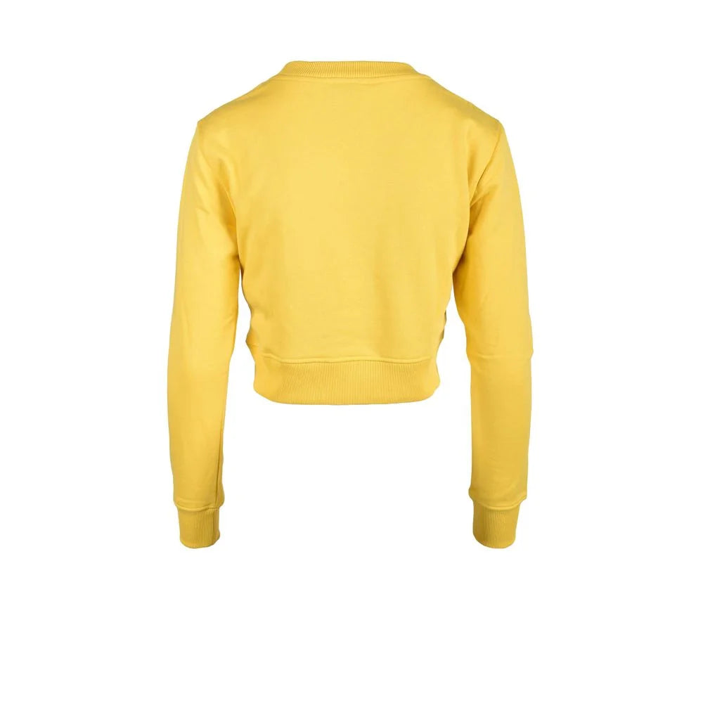 Diesel Yellow Cotton Sweatshirt - IT42|M - Sweatshirts