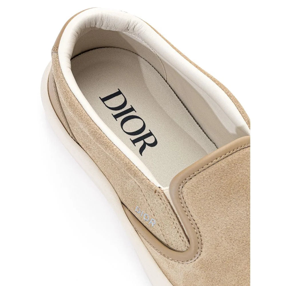 Dior Beige Leather Sneaker - Sneakers