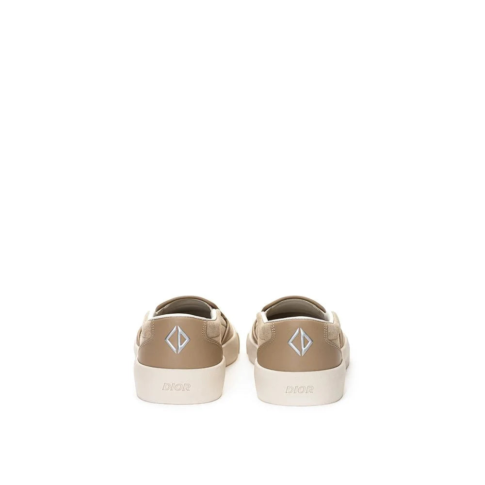 Dior Beige Leather Sneaker - Sneakers