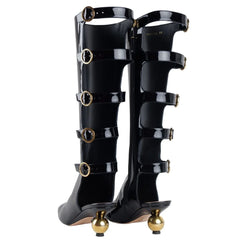 Dior Black Calfskin Leather Women Ankle Boot - EU39/US9