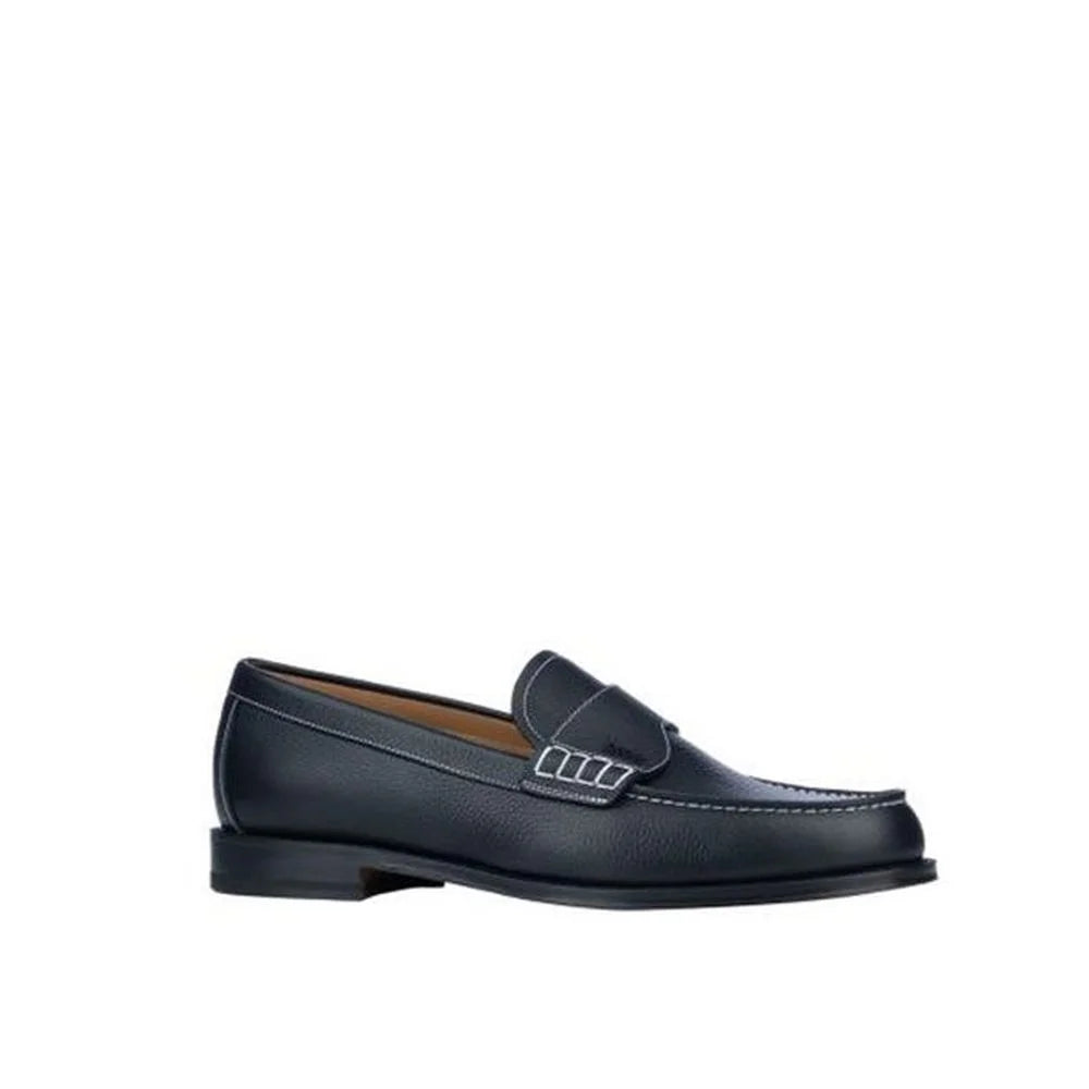 Dior Black Calfskin Slip-On Loafers