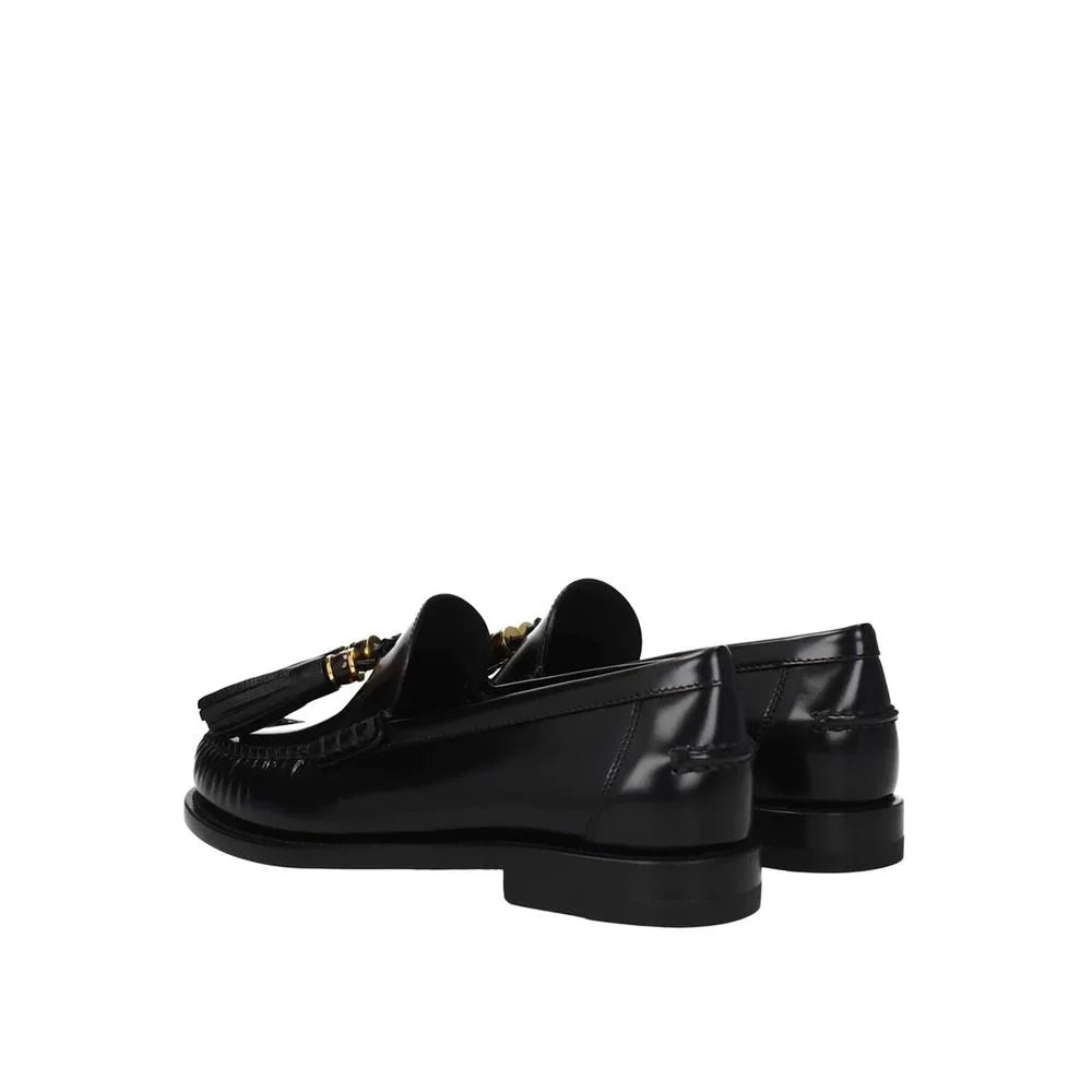 Dior Black Calfskin Slip-On Loafers - EU34/US4
