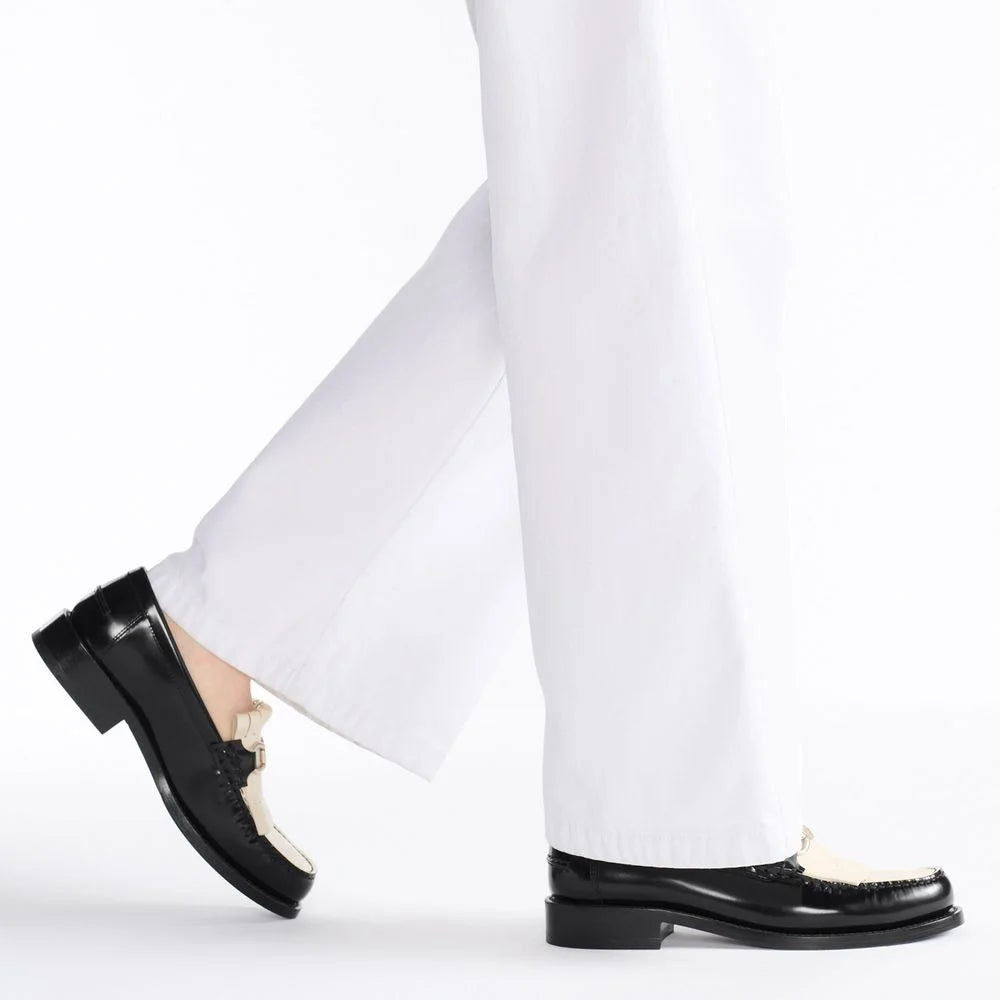 Dior Black Calfskin Slip-On Loafers - EU36/US6