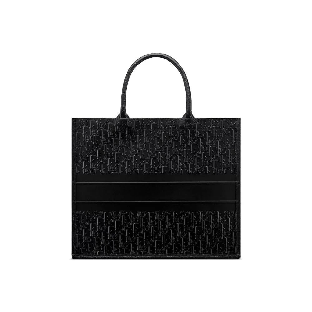 Dior Black Calfskin Tote Bag