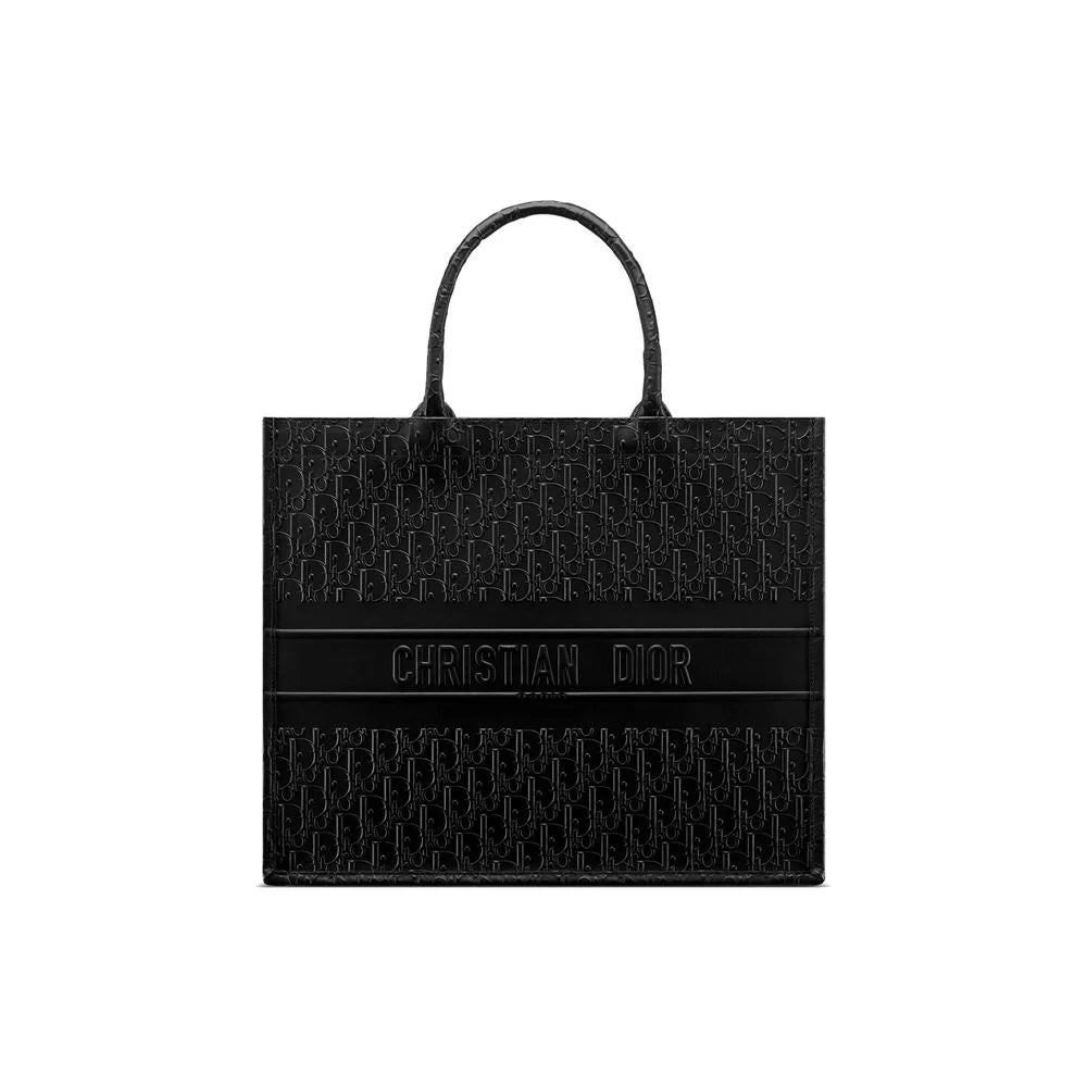 Dior Black Calfskin Tote Bag