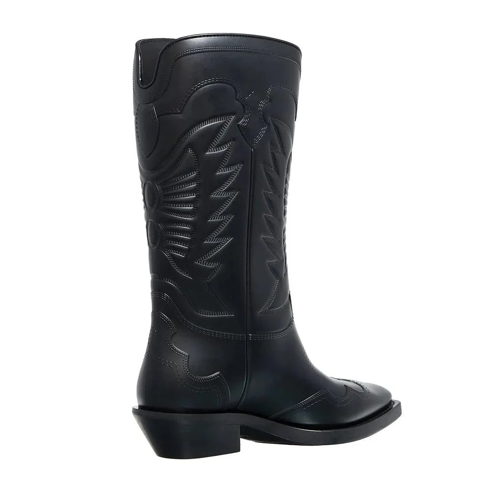 Dior Black Leather Boot - Boots