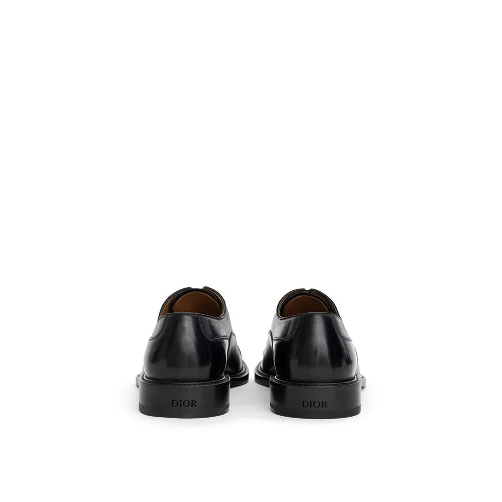 Dior Black Leather Oxfords And Derby - EU39/US6 - Flats