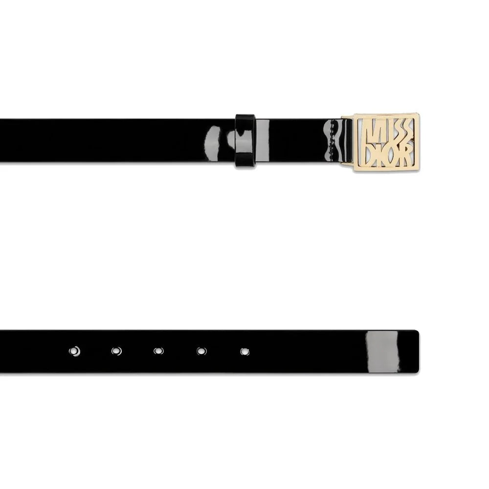 Dior Black Leather Regular Belt - 75 cm / 30 Inches