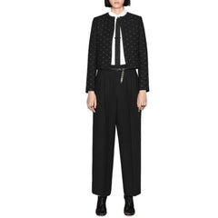Dior Black Wool Casual Pants - 42