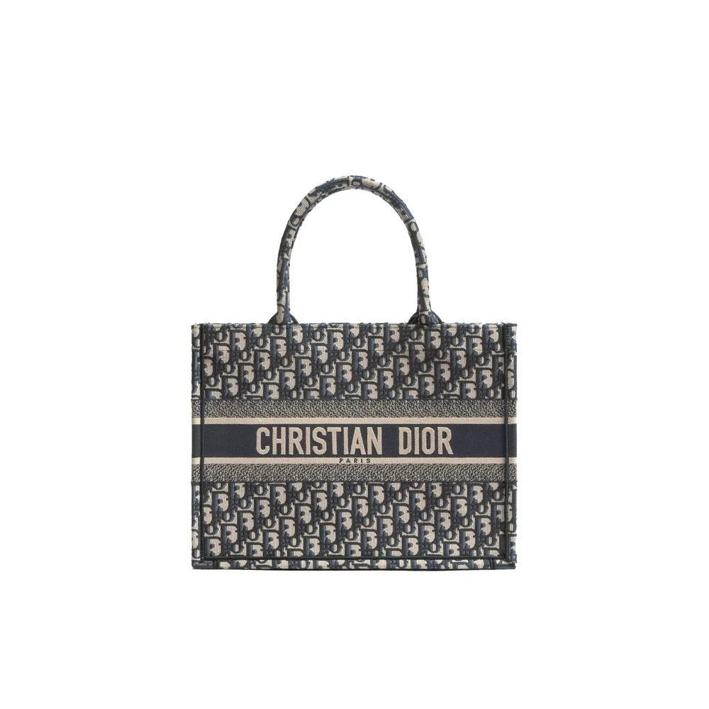 Dior Blue Cotton Tote Bag