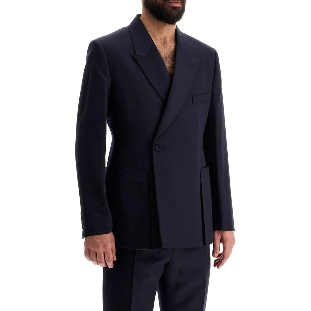 Dior Blaues Wollblazer