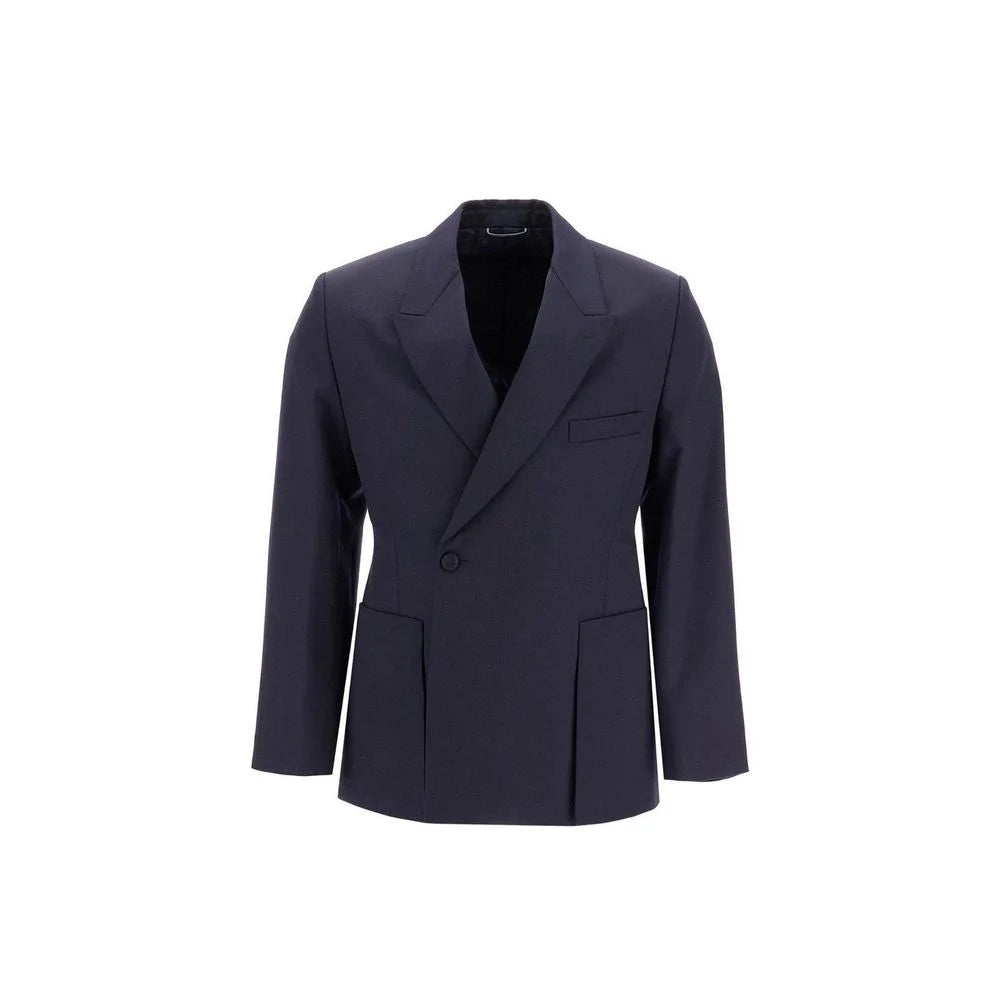 Dior Blaues Wollblazer
