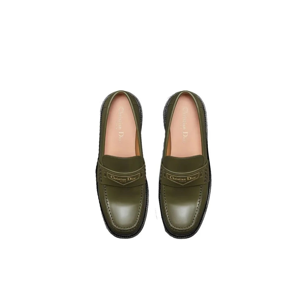 Dior Leather Loafers - EU34.5/US4.5 - Flats