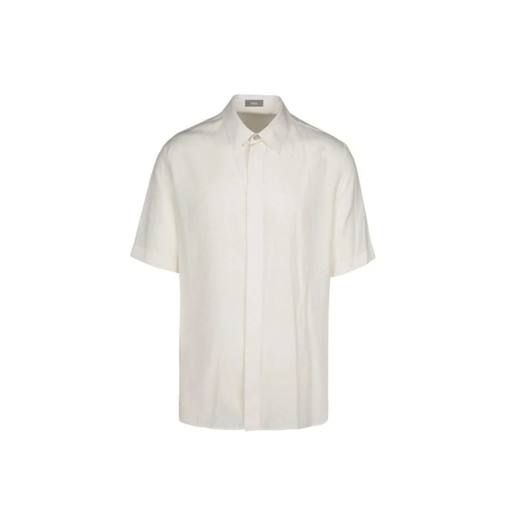 Dior White Lyocell Shortsleeve Shirt